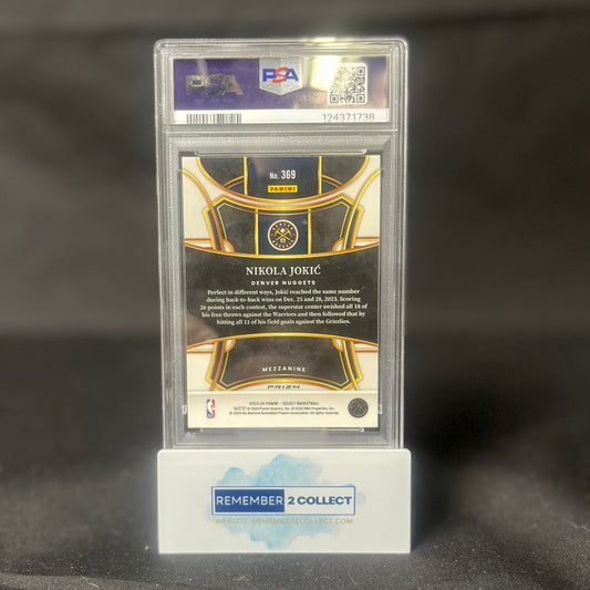 2023 Select Nikola Jokic Tiger Prizm #369 PSA 8
