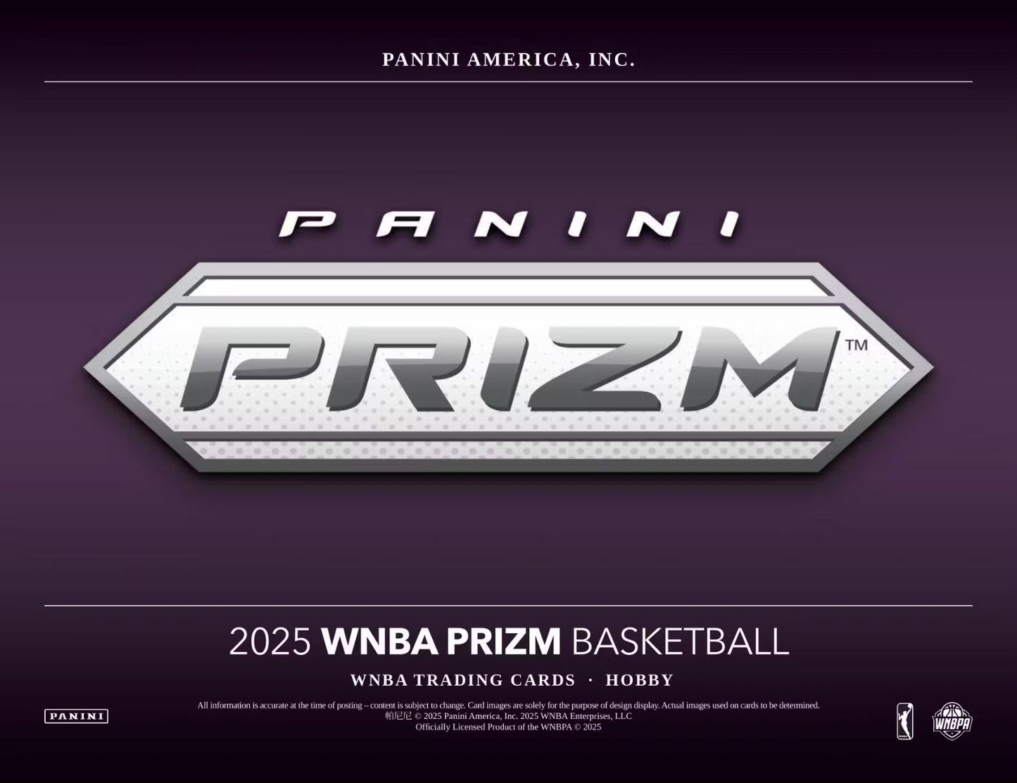 2025 WNBA Prizm 12 Box Hobby Case (Presale)