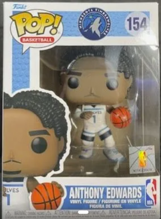 Anthony Edwards Minnesota Timberwolves NBA Funko POP #154 Vinyl Figure