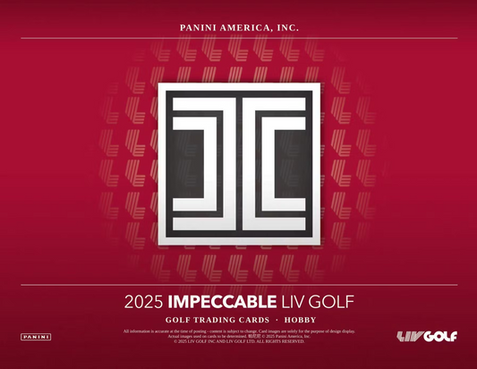 2025 Impeccable LIV Golf 3 Box Hobby Case (Presale)