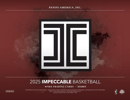 2025 WNBA Impeccable 3 Box Hobby Case (Presale)